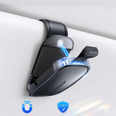 Joyroom Zonnebrilhouder voor Auto - Magnetische Clip - Zwart
