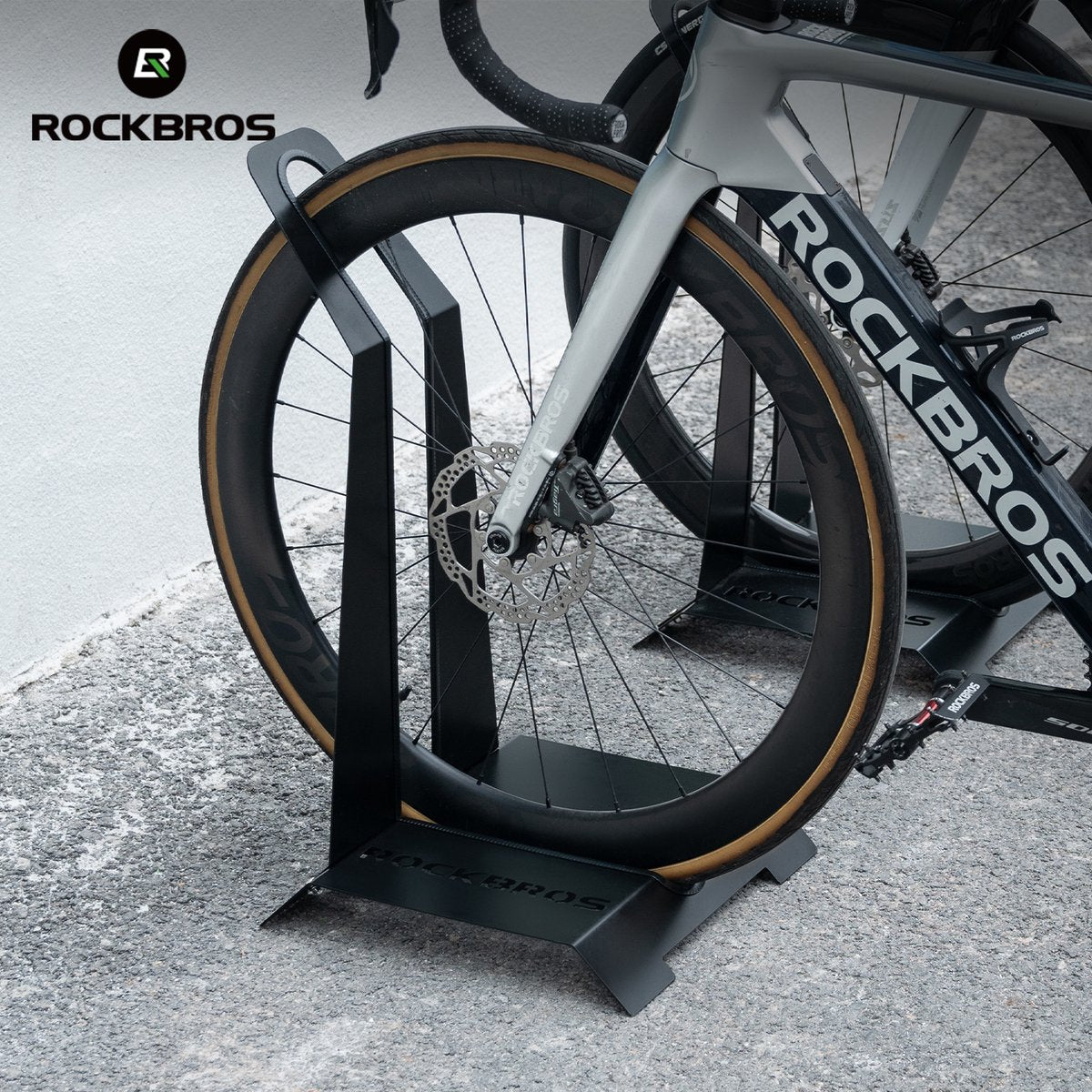 ROCKBROS Bike Stand - Sturdy Parking Stand for Bicycles up to 27.5 Inches