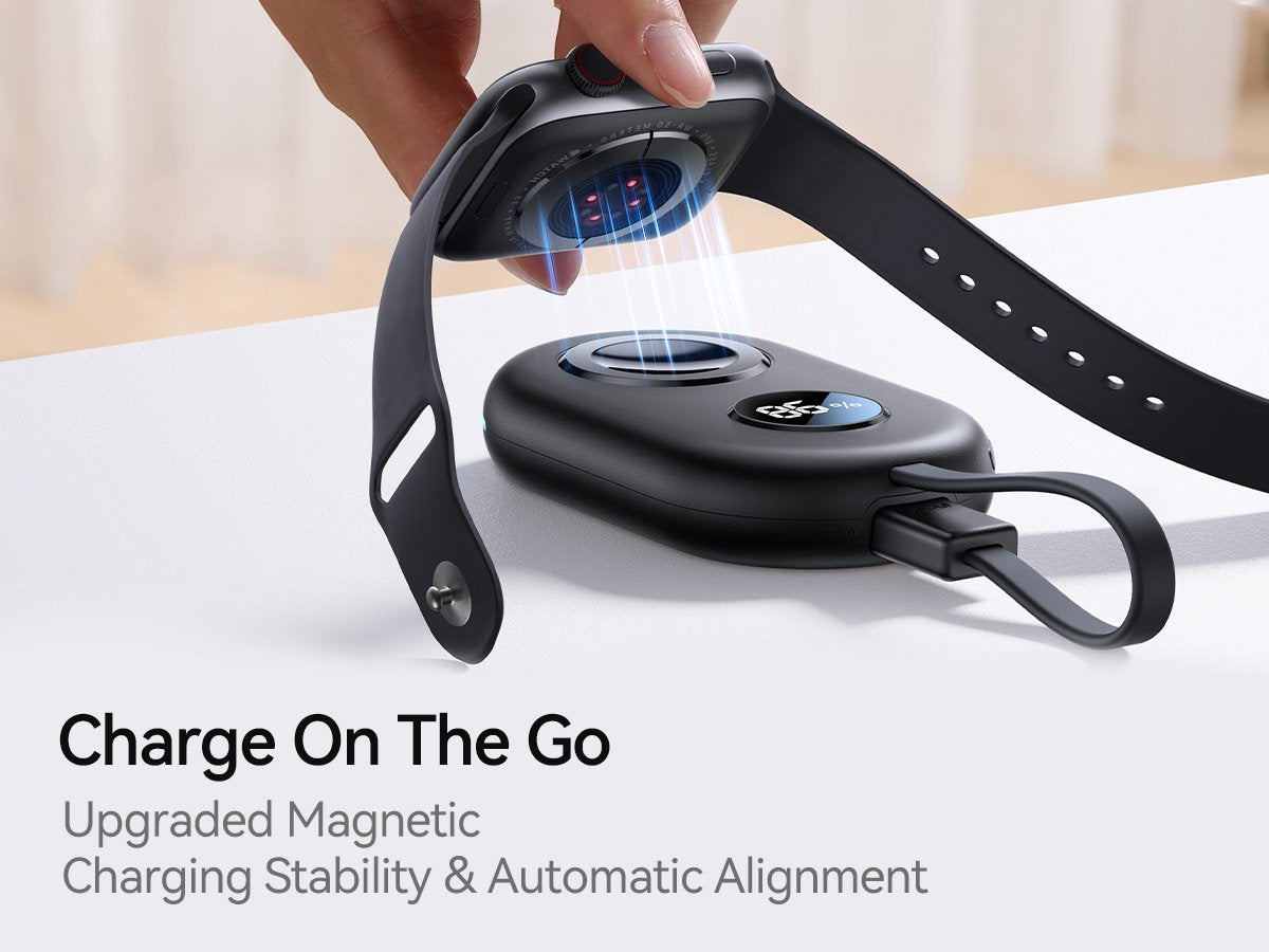 Powerbank 2500mAh voor Apple Watch met USB C Kabel