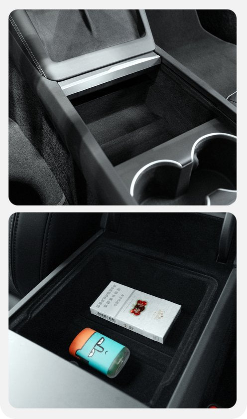 Wieport middenconsole opbergdoos organizer voor Tesla Model 3 Highland (2024+)