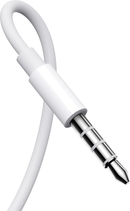 Joyroom In Ear Oordopjes met Microfoon - 3.5mm AudioJack - 120cm Kabel - Wit