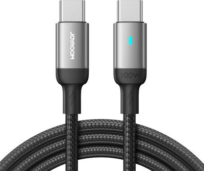 JOYROOM USB C naar USB C Kabel 1.2m 100W PD Zwart
