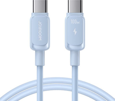 Joyroom S-CC100A14 - USB C naar USB C Kabel 100W - 1.2m - Blauw