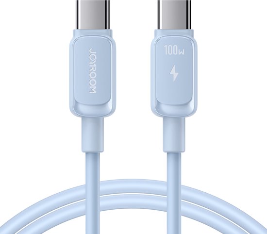 Joyroom S-CC100A14 - USB C naar USB C Kabel 100W - 1.2m - Blauw