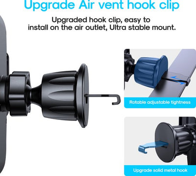 Joyroom - Telefoonhouder Auto Ventilatierooster - 360° Roterend - Zwart