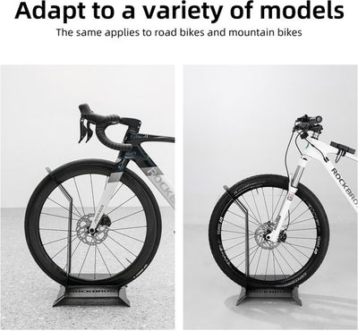 ROCKBROS Bike Stand - Sturdy Parking Stand for Bicycles up to 27.5 Inches