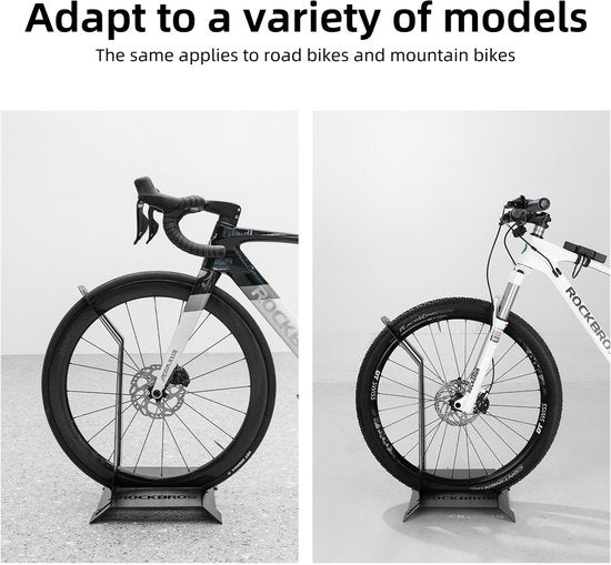 ROCKBROS Bike Stand - Sturdy Parking Stand for Bicycles up to 27.5 Inches