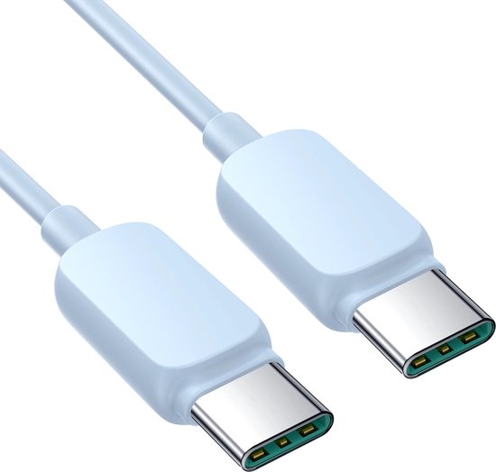 Joyroom S-CC100A14 - USB C naar USB C Kabel 100W - 1.2m - Blauw