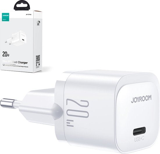 Joyroom 20W mini oplader - USB-C poort - Wit