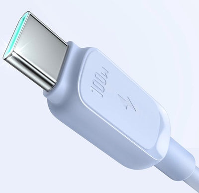 Joyroom S-CC100A14 - USB C naar USB C Kabel 100W - 1.2m - Blauw