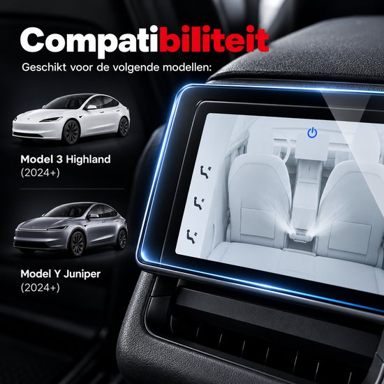 Wieport Screen Protector for Tesla Model 3/Y Highland (2024+)