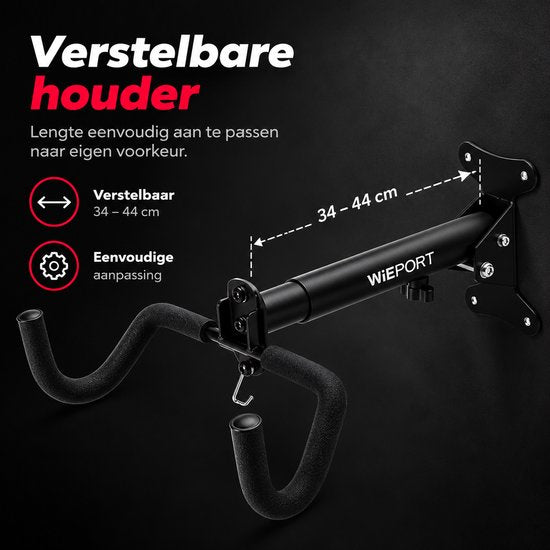 Wieport Pro Fiets Ophangsysteem - Voor Racefiets & Mountainbike - Max 30kg