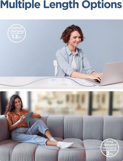 Joyroom S-CC100A14 - USB C naar USB C Kabel 100W - 1.2m - Blauw