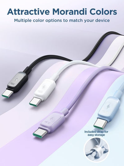 Joyroom S-CC100A14 - USB C naar USB C Kabel 100W - 1.2m - Blauw