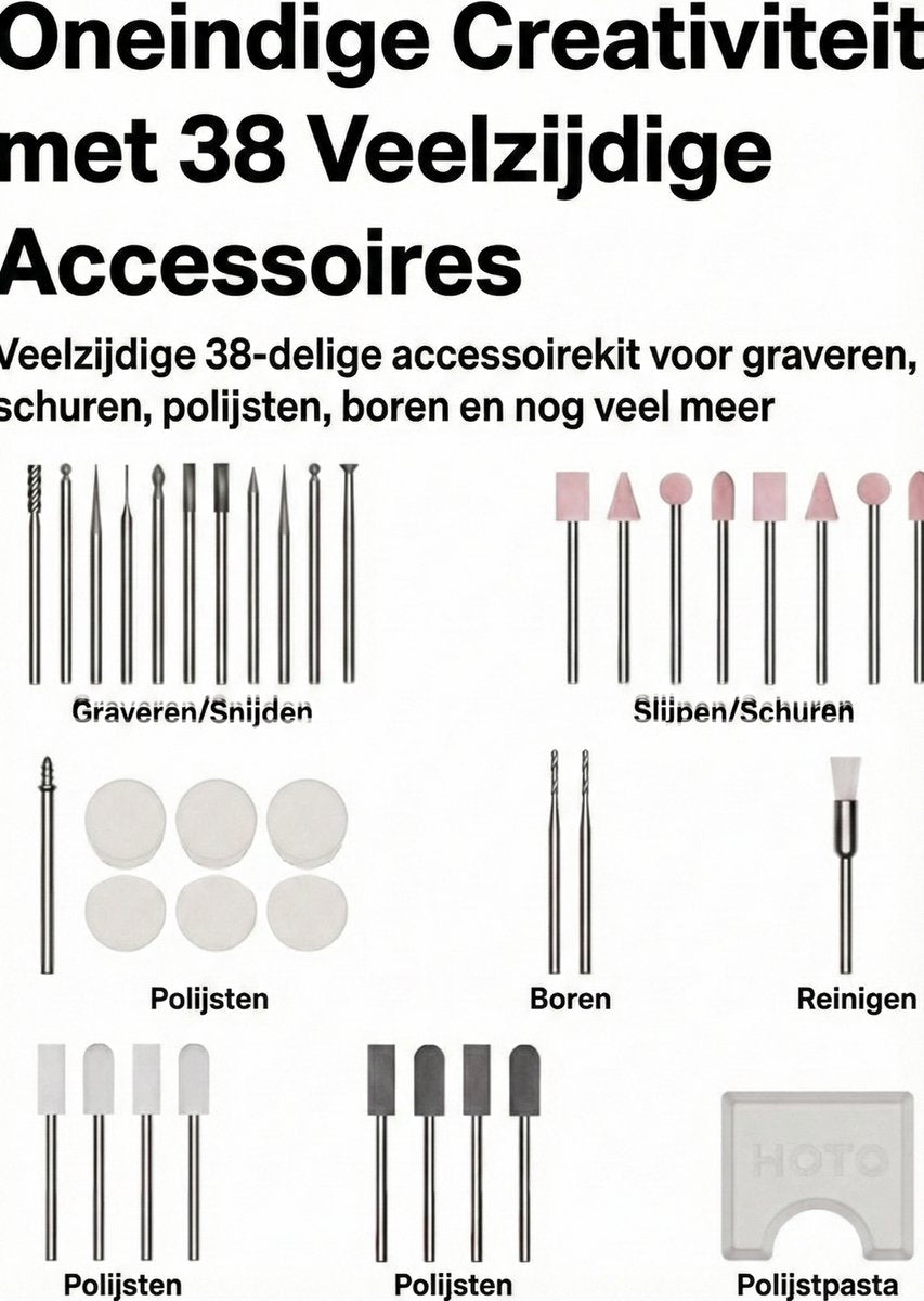 SnapBloq - Electric Mini Rotary Tool Kit