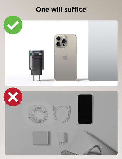 3in1 65W Fast Charger + With Retractable USB C Cable