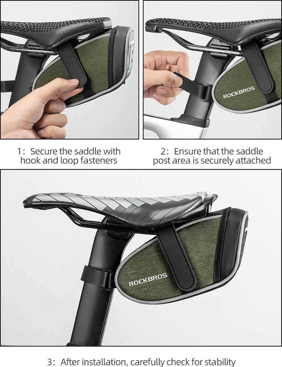 Bike Saddle bag - Green