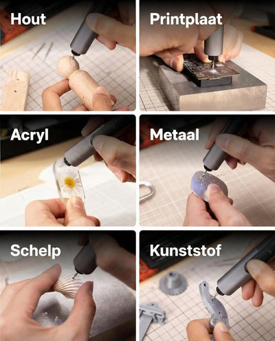 SNAPBLOQ - Draadloze Mini Precisie Boormachine Set