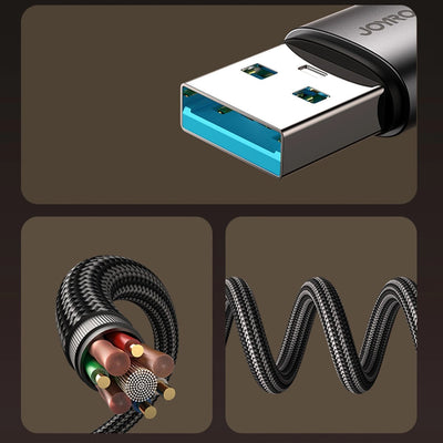 USB A naar Lightning Kabel - 90 graden