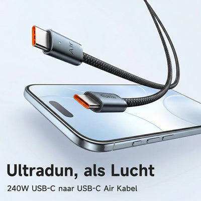 UBC C to USB C Cable - Fast Charger 240W - White