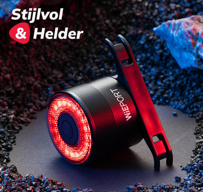 Smart Bike Tail Light with Brake Sensor - 90 lumen - Rechargeable - IPX5 Water Resistant