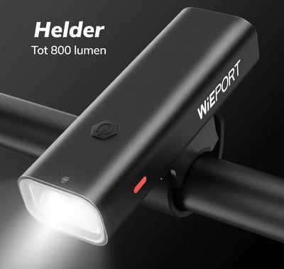 LED Fahrradlicht - 800 Lumen - Wiederaufladbar - IPX6 Wasserdicht
