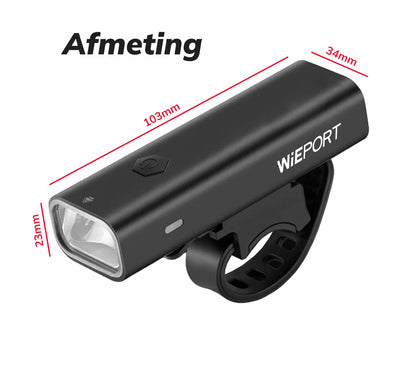 LED Fahrradlicht - 800 Lumen - Wiederaufladbar - IPX6 Wasserdicht
