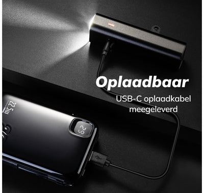 LED Fahrradlicht - 800 Lumen - Wiederaufladbar - IPX6 Wasserdicht