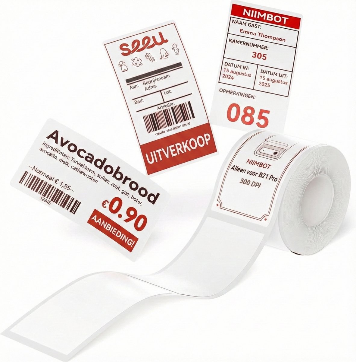 Labels - 50x30mm - Dual