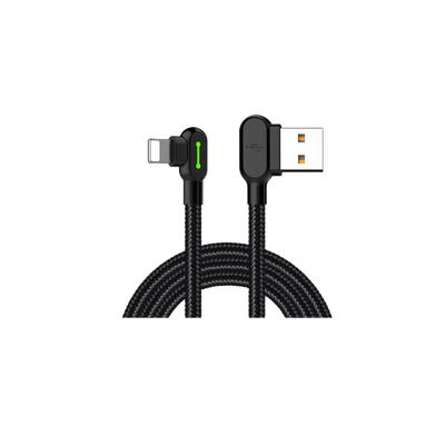 USB A to Lightning Cable - 90 degrees