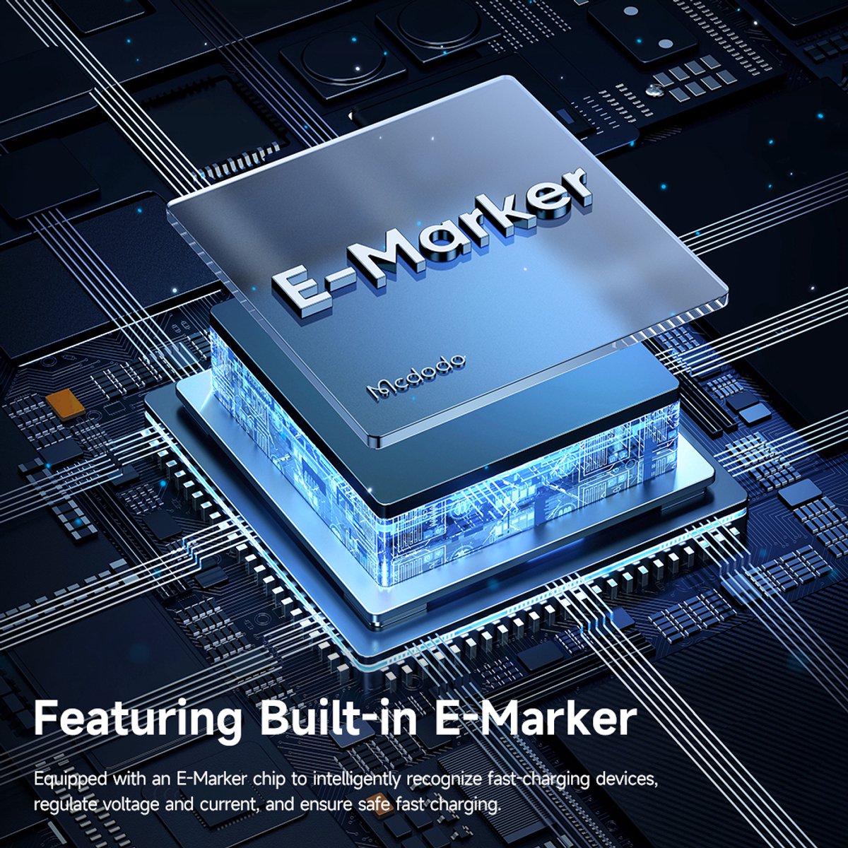 240W USB C naar USB C Kabel met Oplaadindicator - 1.2M