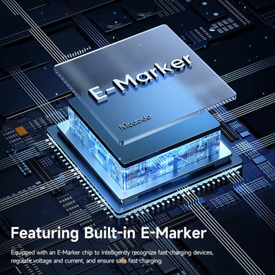 240W USB C naar USB C Kabel met Oplaadindicator - 1.2M