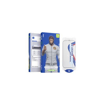 iPhone glass screen protector with applicator