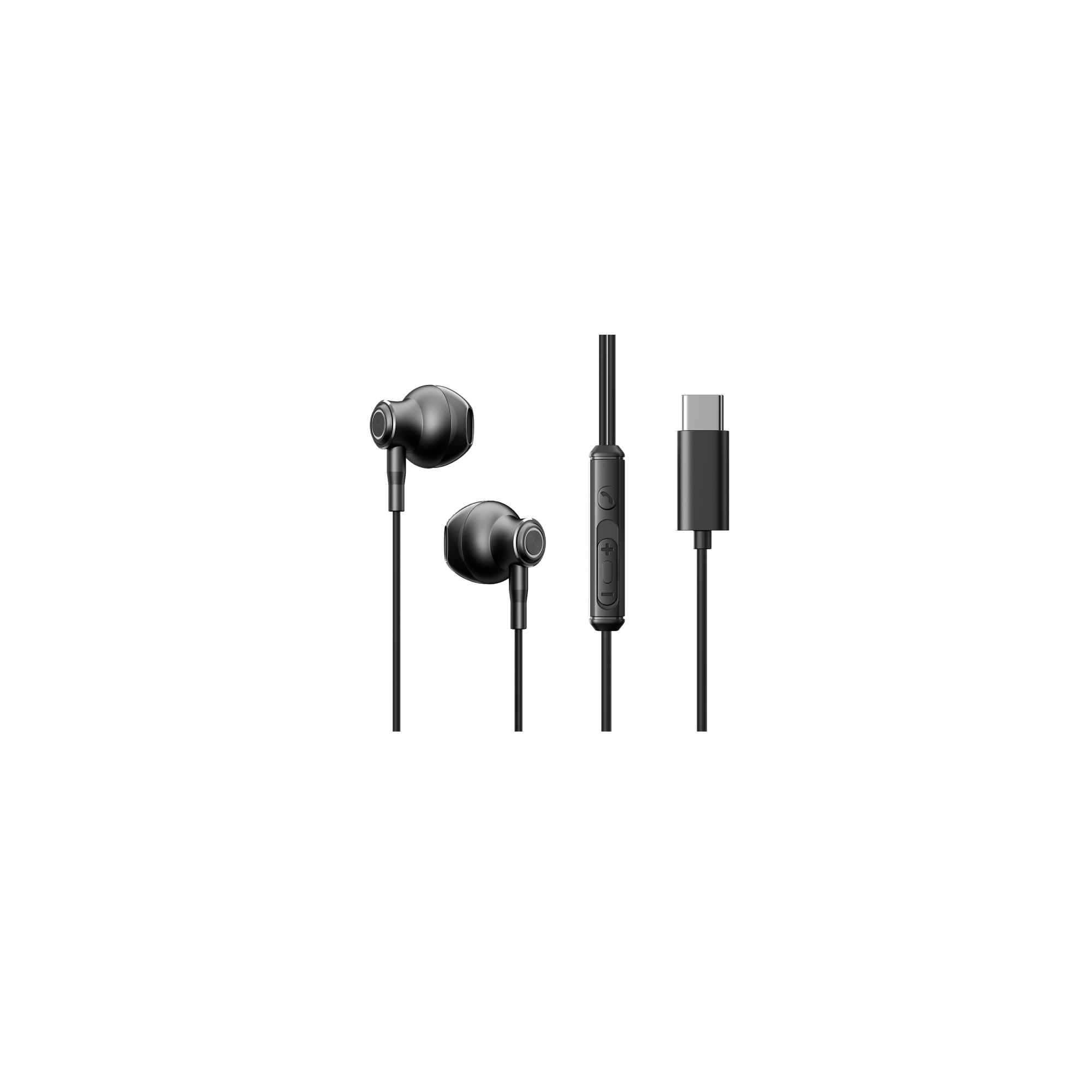 Wired USB C earphones with Built-in Mic